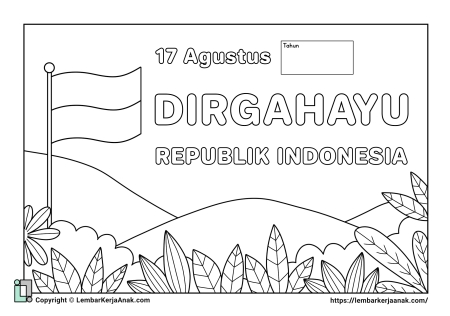 Cara Menggambar Dan Mewarnai Tema Lomba 17 Agustus Kemerdekaan Ri Y ...